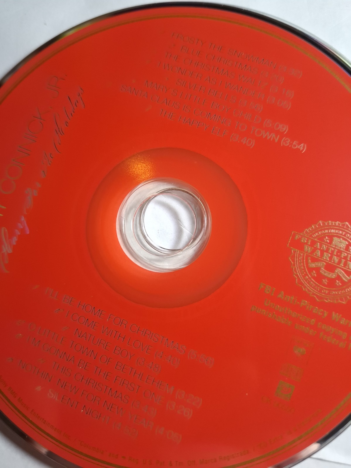 HARRY CONNICK JR FOR THE HOLIDAYS CD DISC ONLY USED FREESHIP NOTRACKING