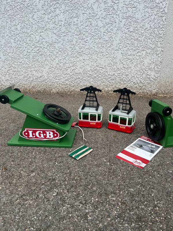 Téléphérique LGB rigi 900 complet – 2 cabines – Très bon état