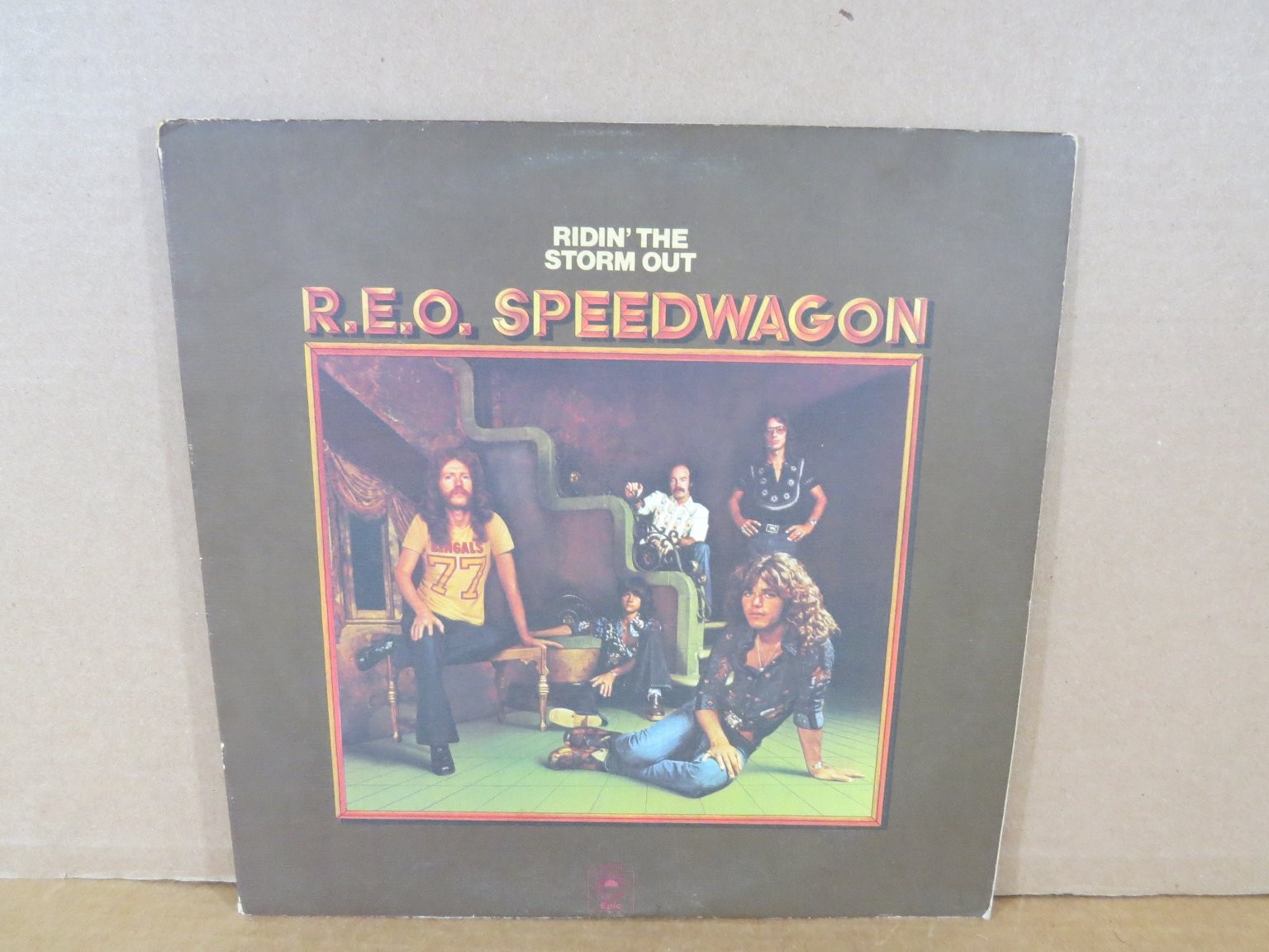 REO Speedwagon - Ridin' The Storm Out LP 1973 Epic Rock 33 RPM EXCELLENT