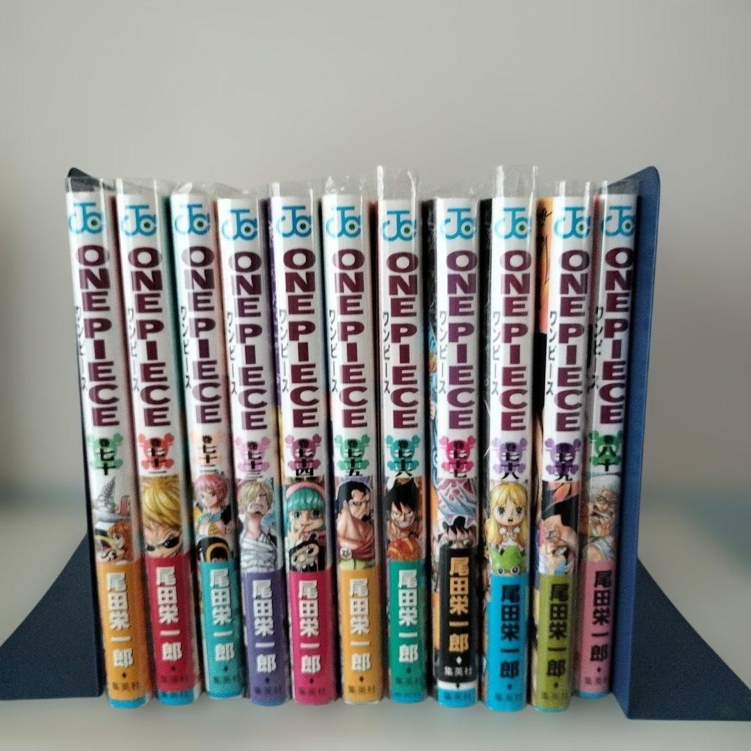 ONE PIECE Set Completo Prime Edizioni con Volantini Fascia Inclusi Vol 70-80