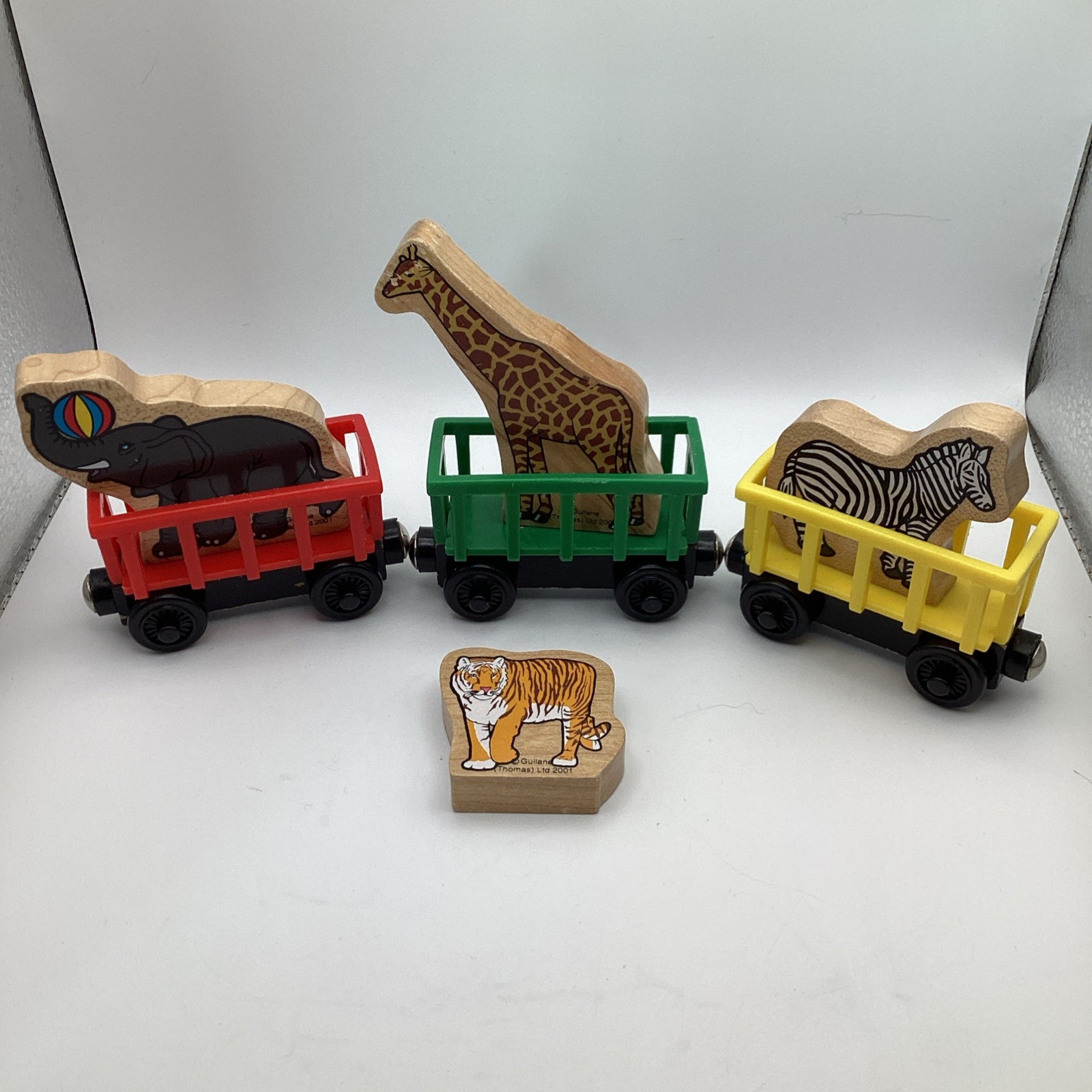 Thomas & Friends Train Cars And Circus Animals Vintage 7 Pieces circus train