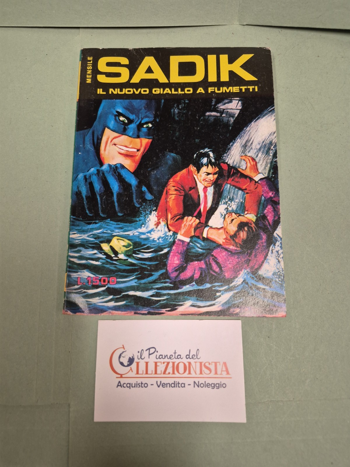 FUMETTO SADIK  NR. 6 DICEMBRE 1989 EDIZIONI BIANCONI  ORO ROVENTE