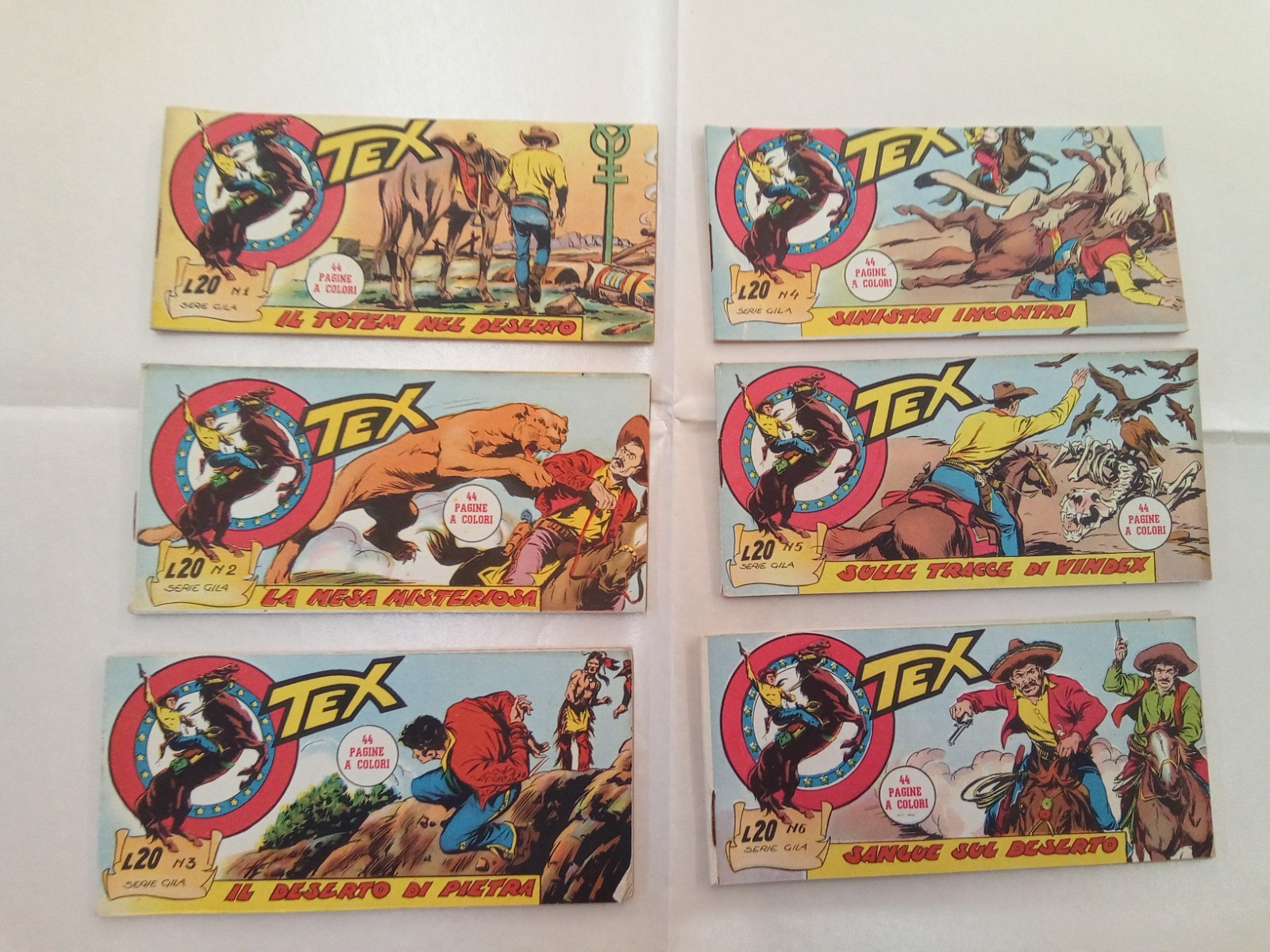 TEX 17° serie Gila 1/12 serie completa