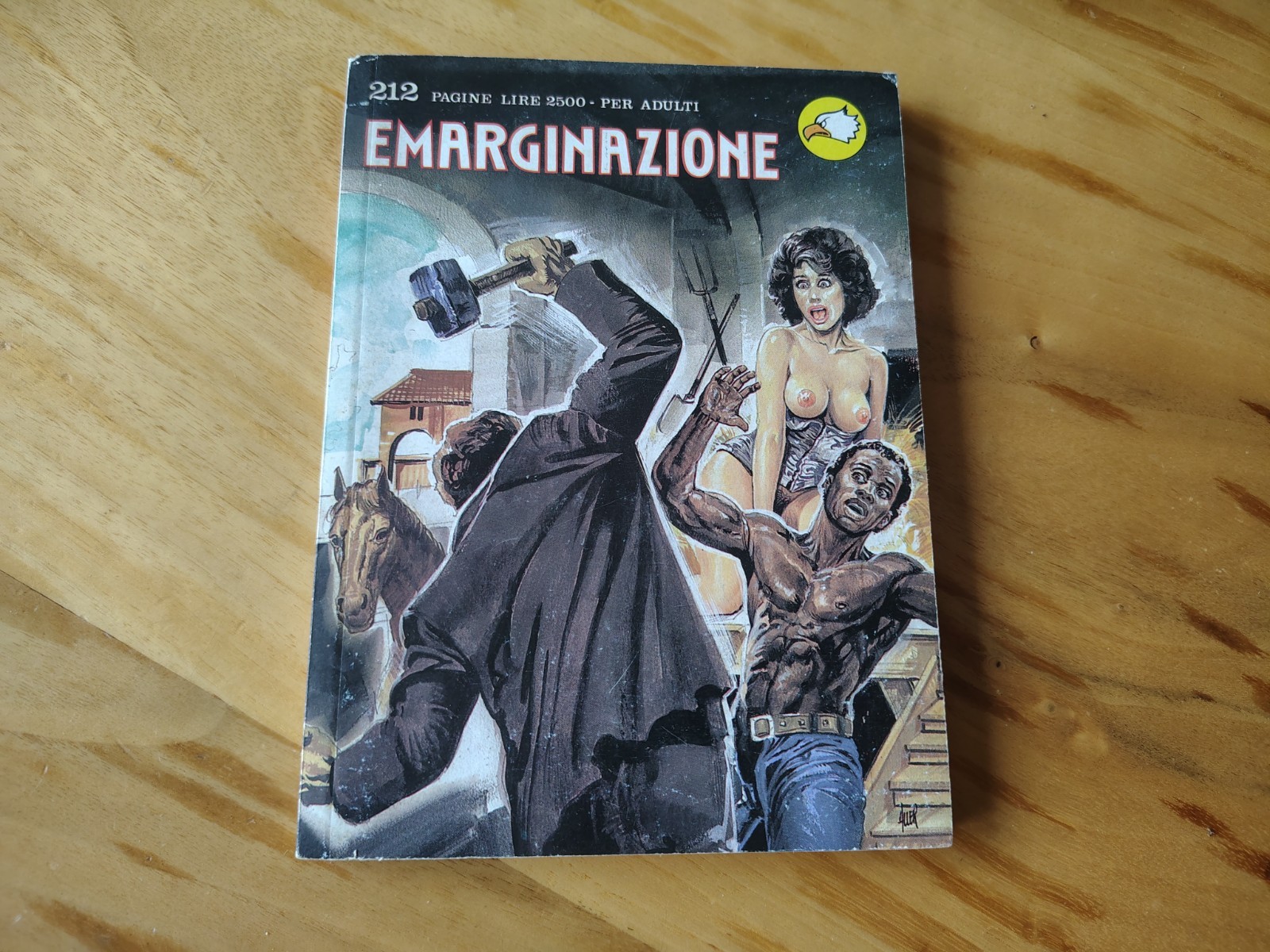 Emarginazione - Serie erotica a fumetti rara Supplemento al Vol 7° del 12/1990
