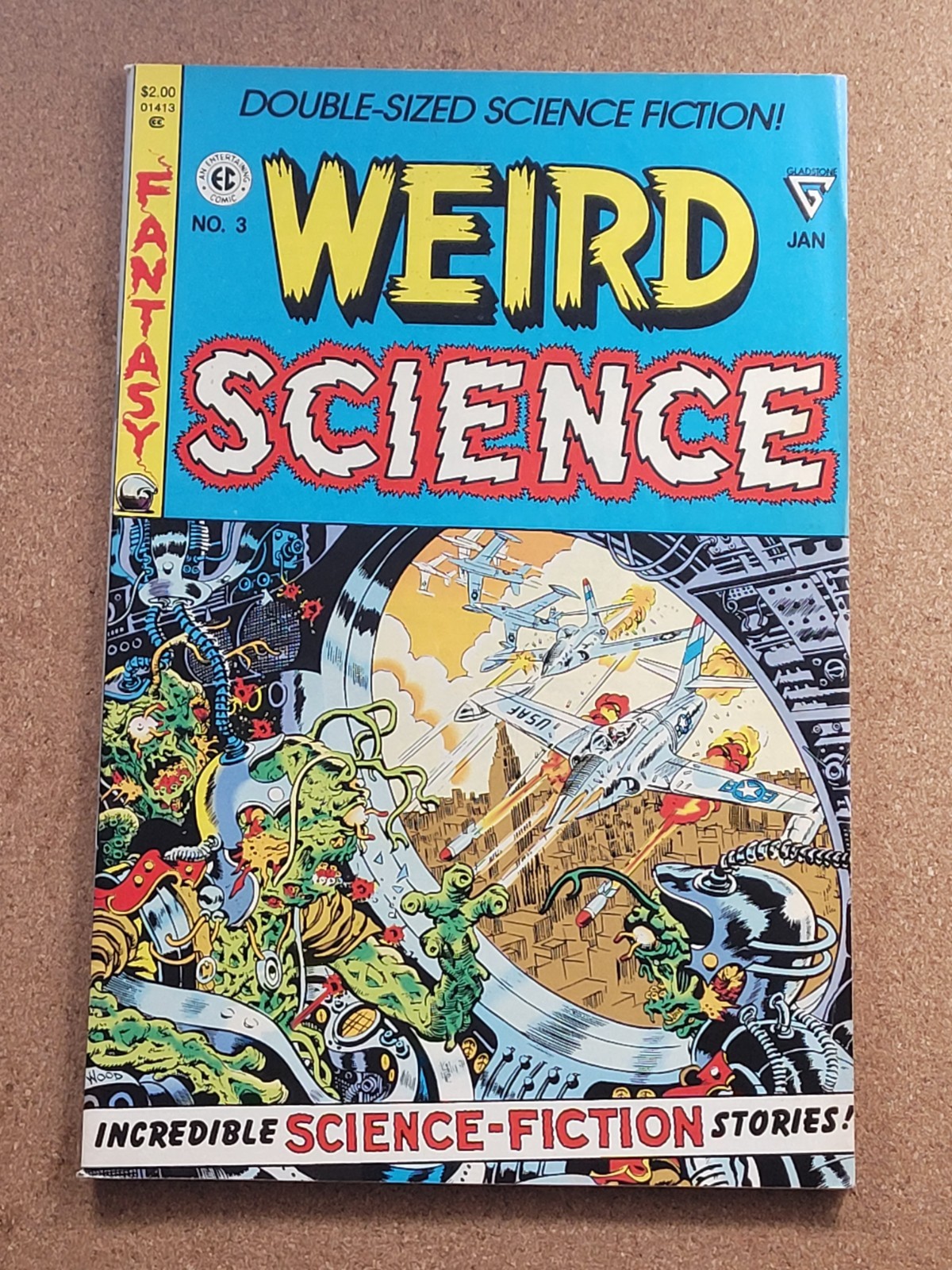 Weird Science 3 EC Horror Comics Ristampa Gladstone Gennaio 1991 Horror Sci Fi