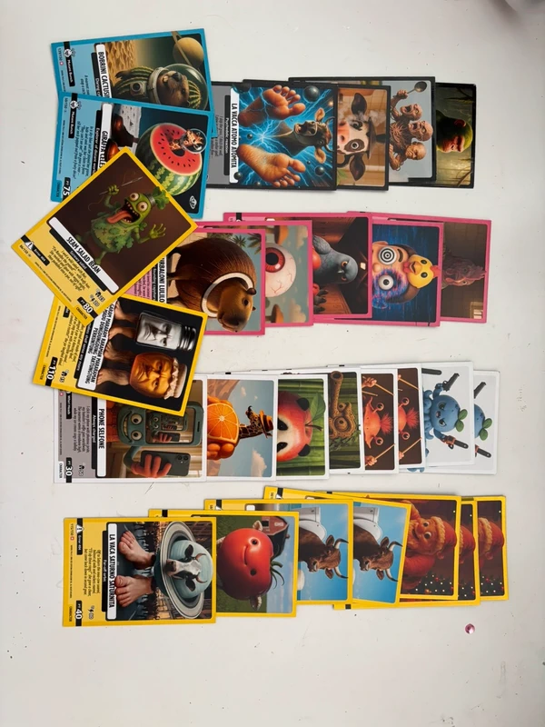 Lot 28 cartes brainrot collection