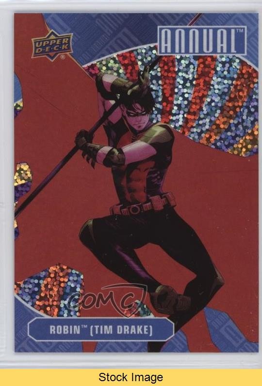 2023-24 Upper Deck DC Annual Color Wheel Sparkle Robin Tim Drake #42 LEGGI 1je9