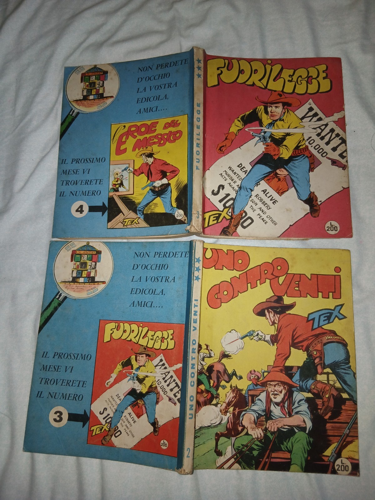 2 FUMETTI TEX , VOLJME 2 E 3