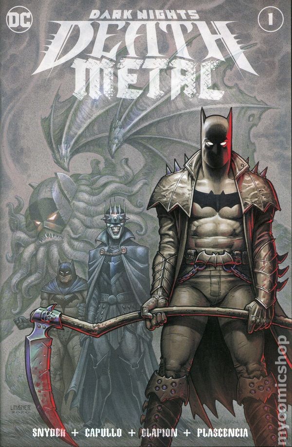 Dark Nights Death Metal 1GOTHAM.A VF 8.0 2020 Immagine Stock