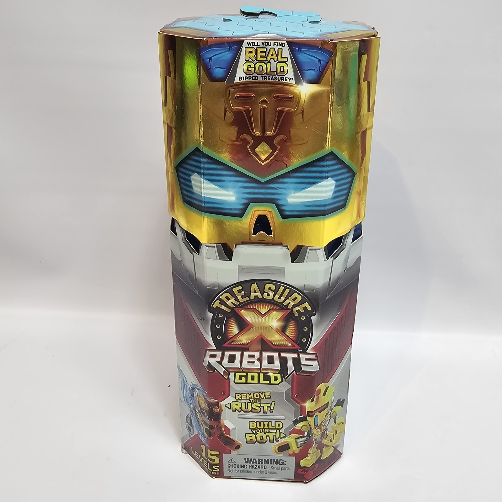 Treasure X Robots Gold Remove Build Discover 15 Levels NEW SEALED Moose Toys