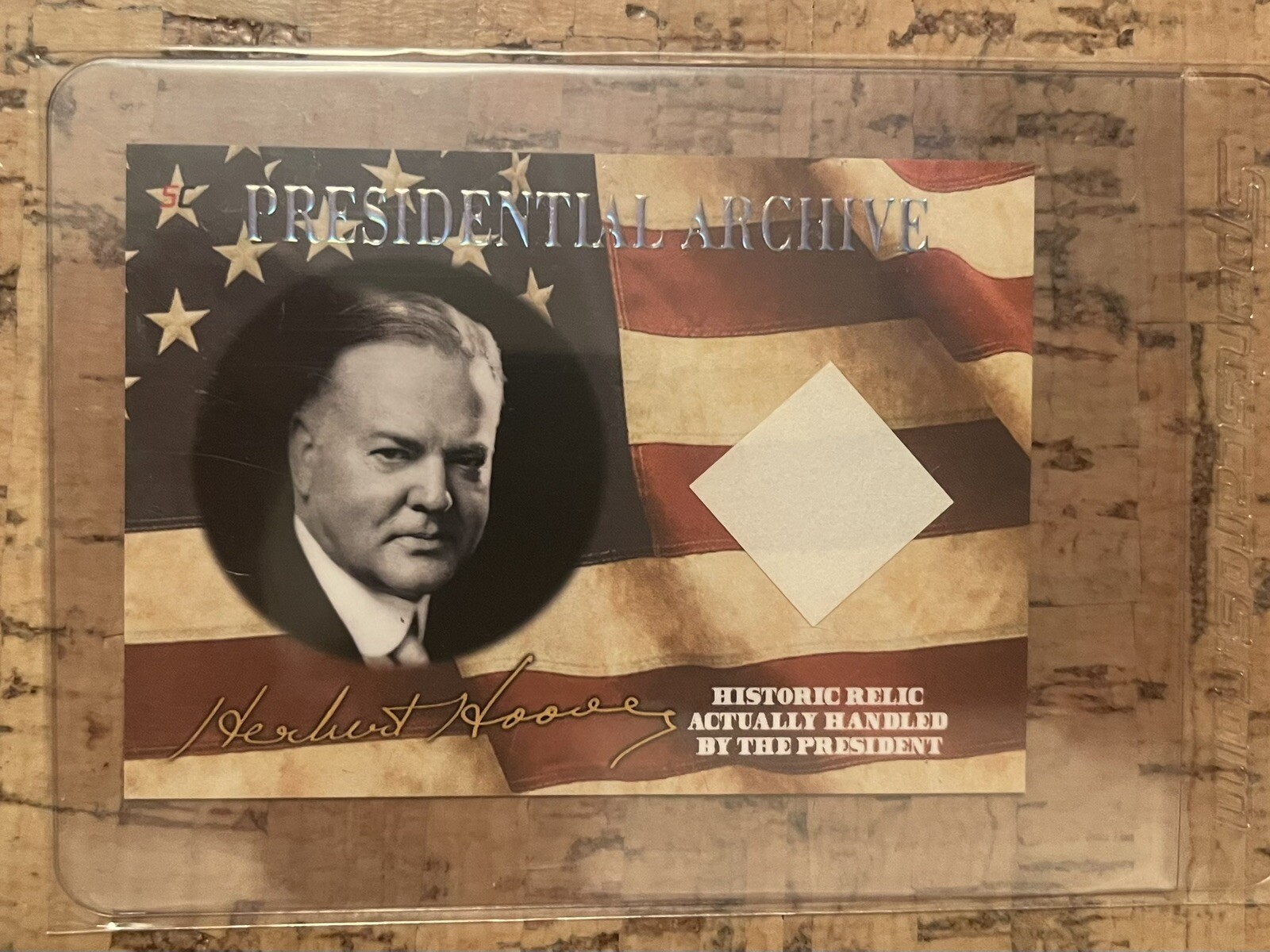 A WORD FROM THE PRESIDENT HERBERT HOOVER PRESIDENTIAL ARCHIVE RELIC
