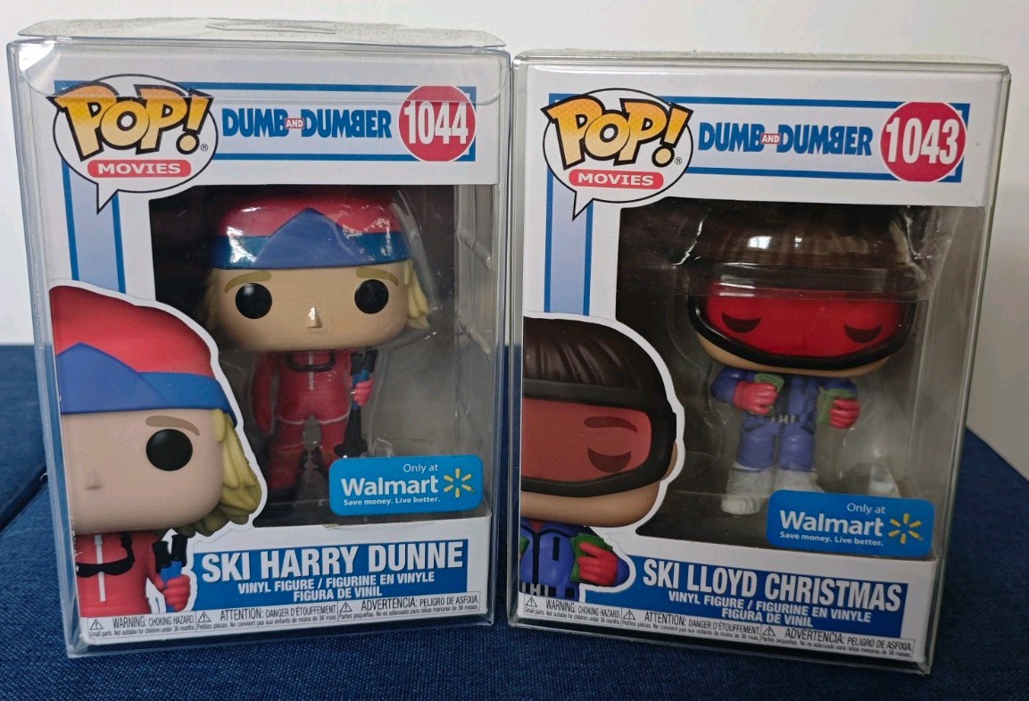 Funko Pop! Dumb And Dumber X 2 - Ski Lloyd Natale 1043 & Sci Harry Dunne 1044