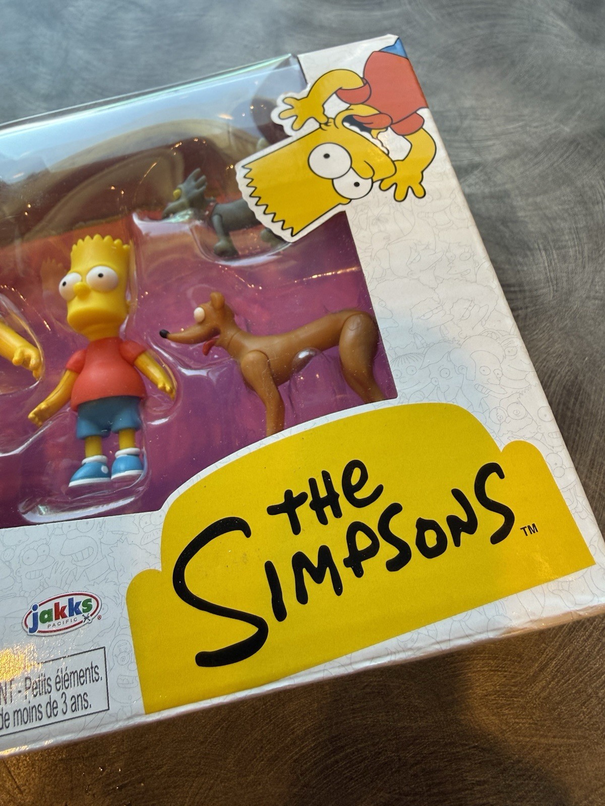 JAKKS Pacific The Simpsons Family Figure Set mini in scatola Homer Marge Bart 2024