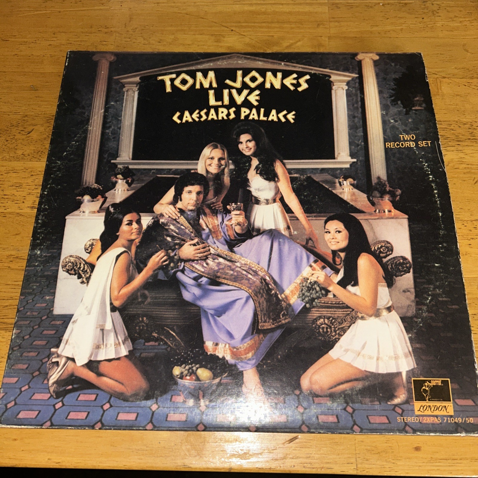 Tom Jones - Live At Caesar's Palace Las Vegas DOUBLE VINYL LP ALBUM 1971!!