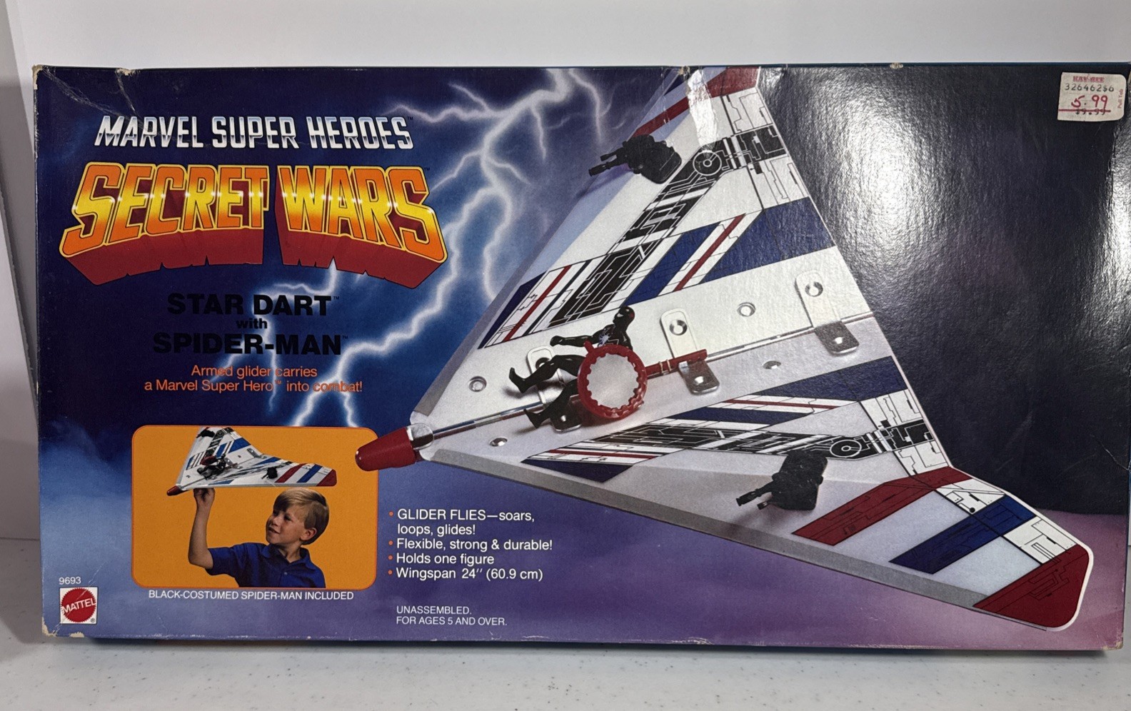 Freccette stellate Marvel Secret Wars vintage