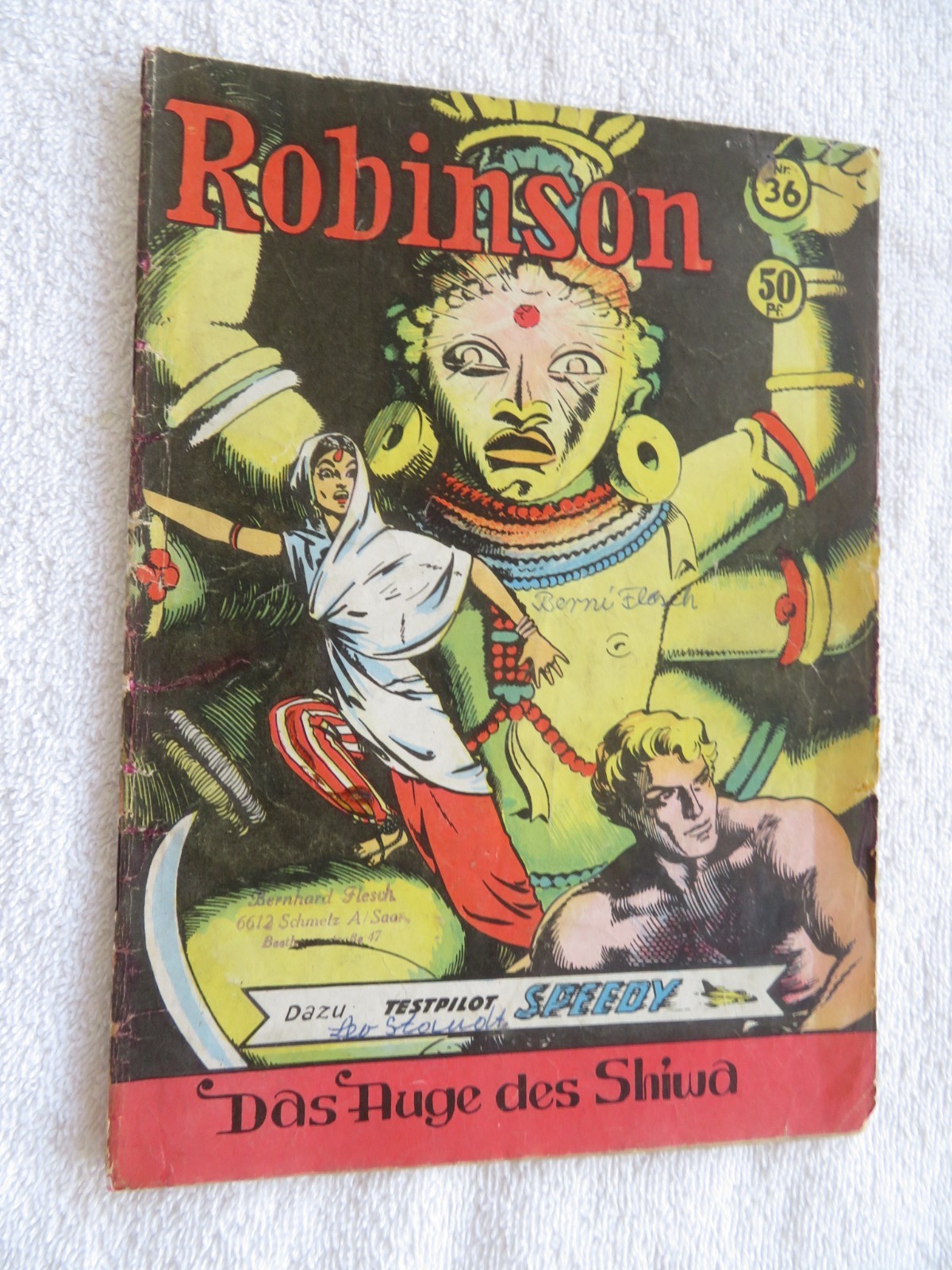 Gerstmayer - Robinson con pilota collaudatore Speedy n. 36