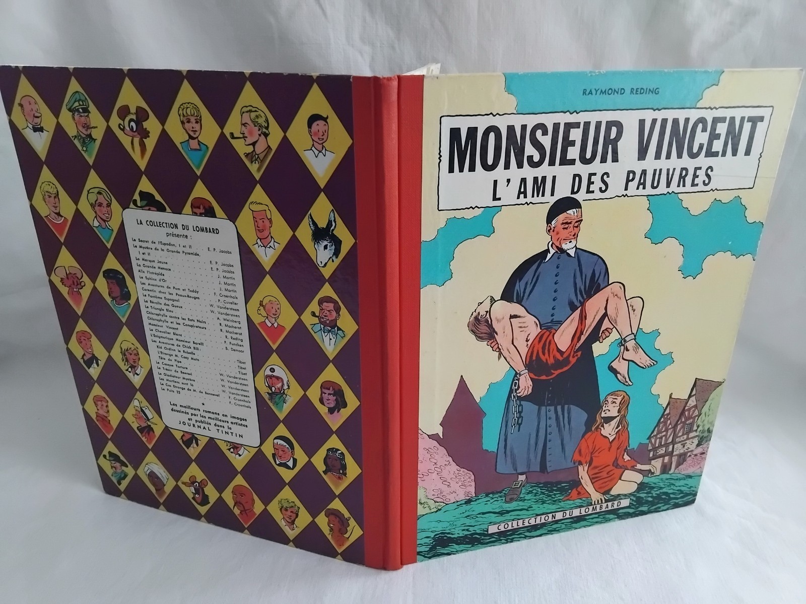 REDING MONSIEUR VINCENT L'AMI DES PAUVRES BD 1957 LOMBARD