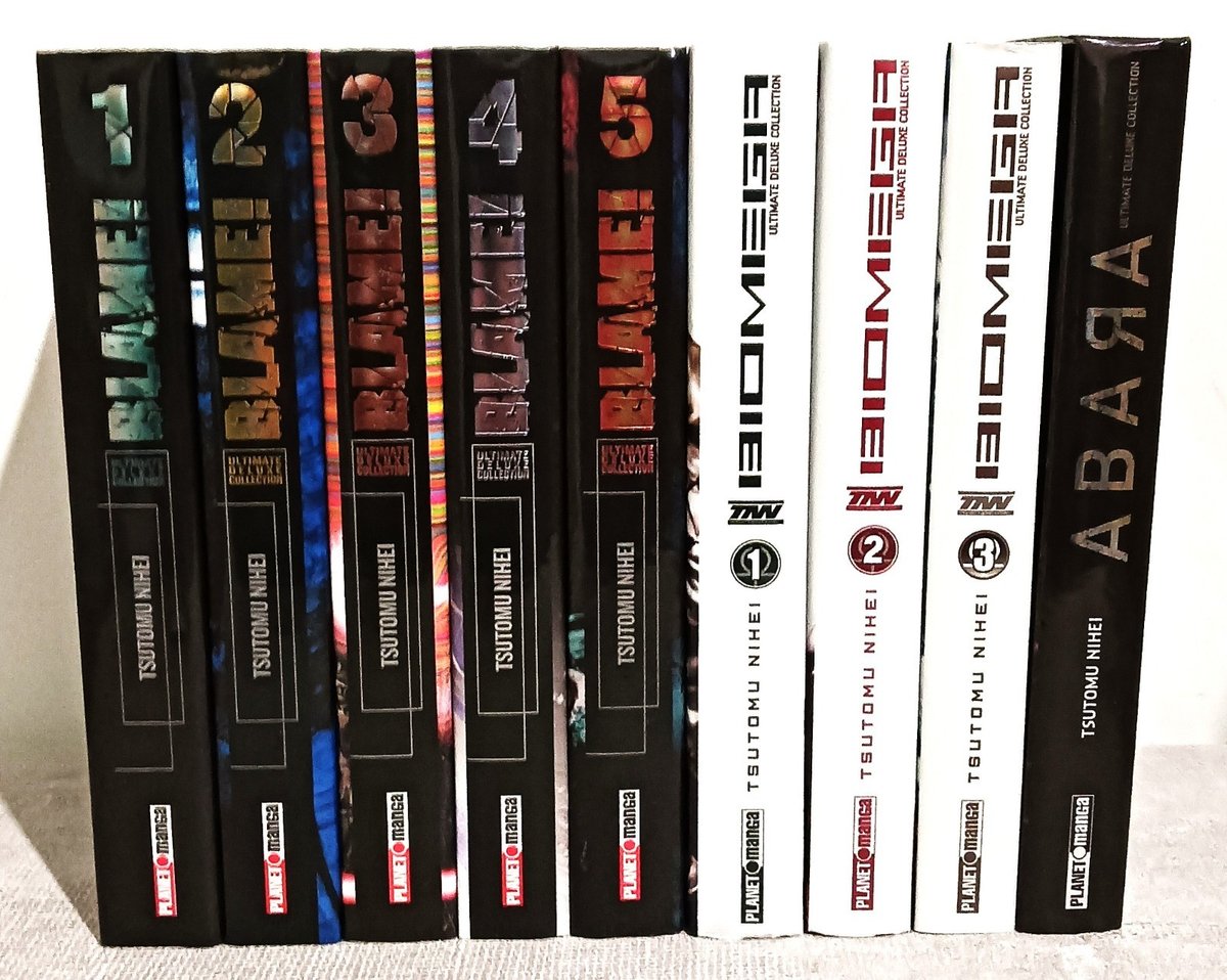 BLAME 1-5 + BIOMEGA 1-3 + ABARA DELUXE COMPLETE PERFETTI PLANET MANGA NIHEI