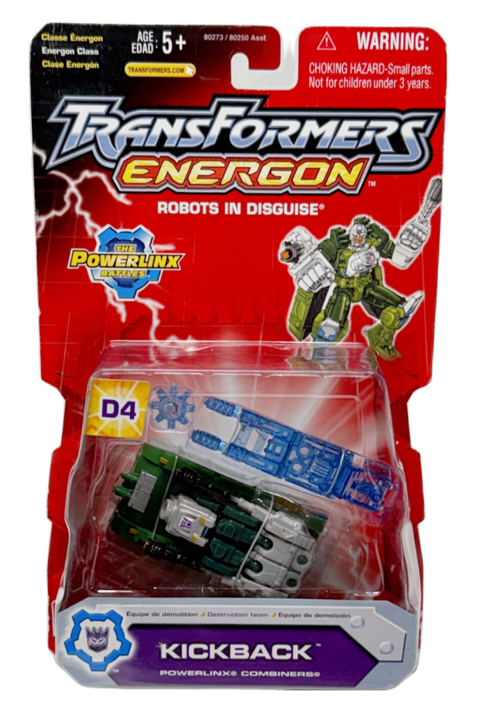 Transformers Energon - Modellino Powerlinx Kickback Combiner - MOC Vintage 2004