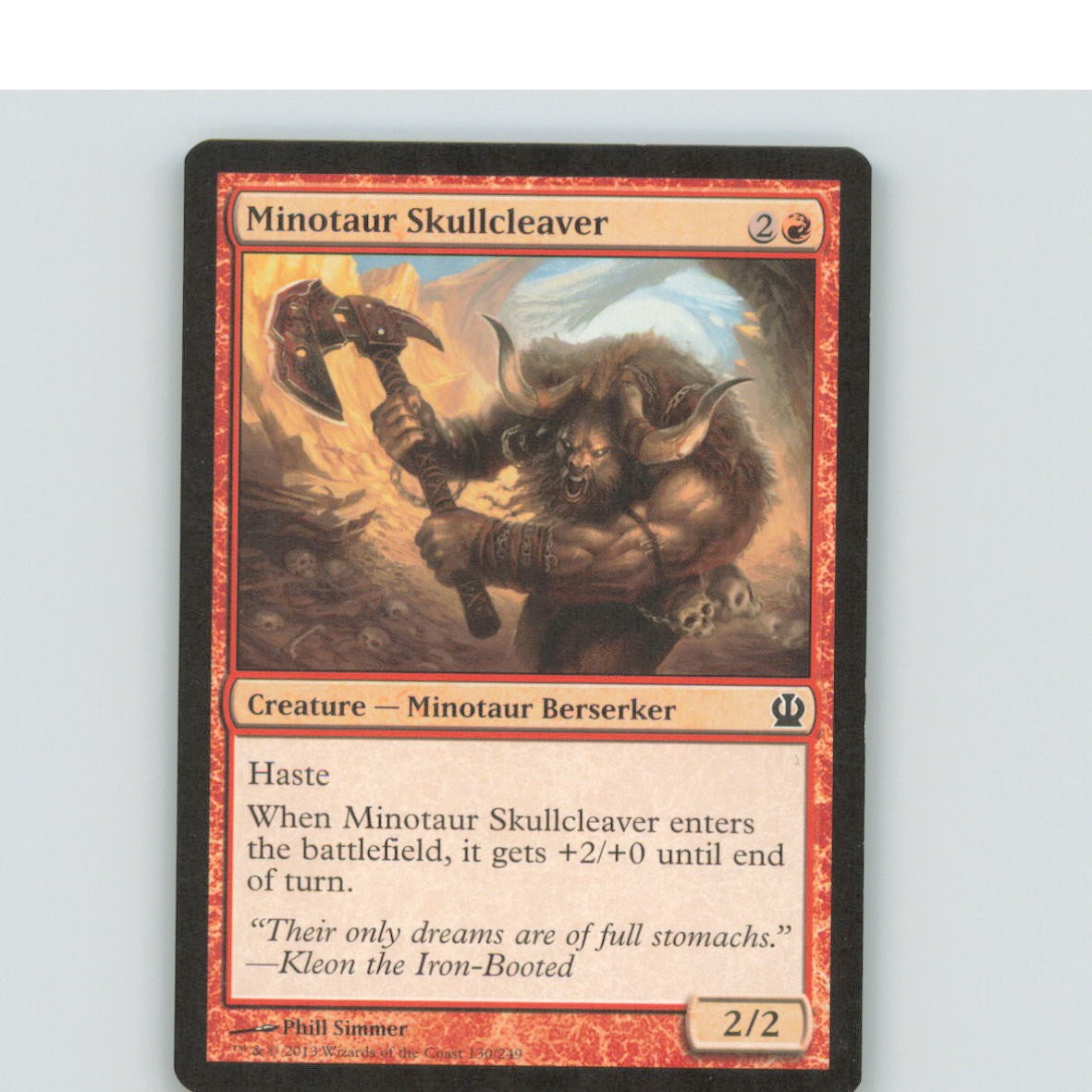 MINOTAUR SKULLCLEAVER 130 C THEROS MAGIC: THE GATHERING NM/M