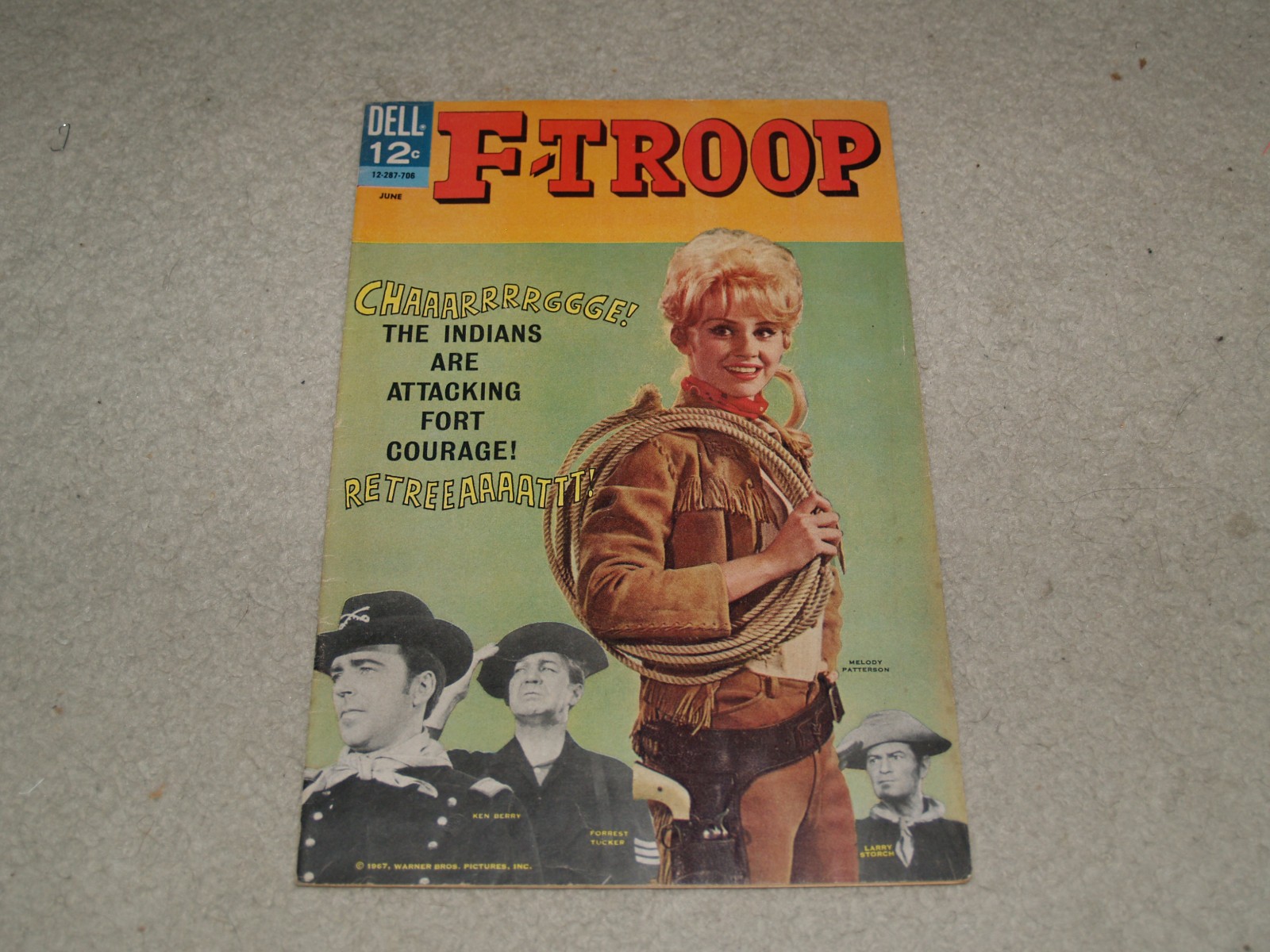 F Troop issue# 6 ( Dell comics 1967 ) mid grade