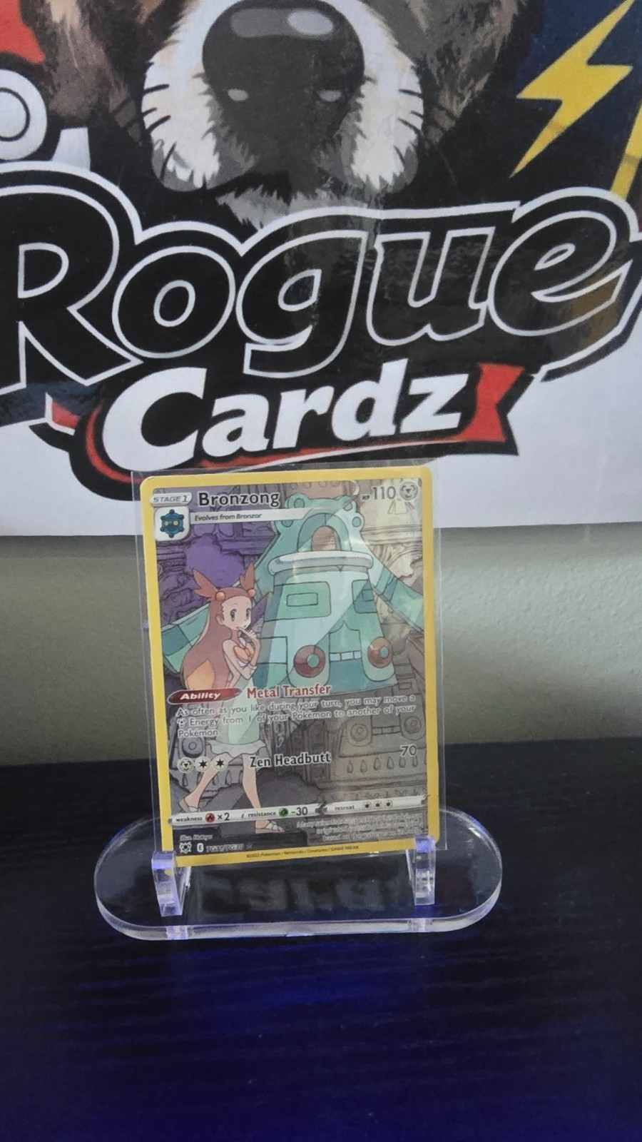 Bronzong TG11/TG30 Holo Astral Radiance Allenatore Galleria Pokemon quasi nuovo