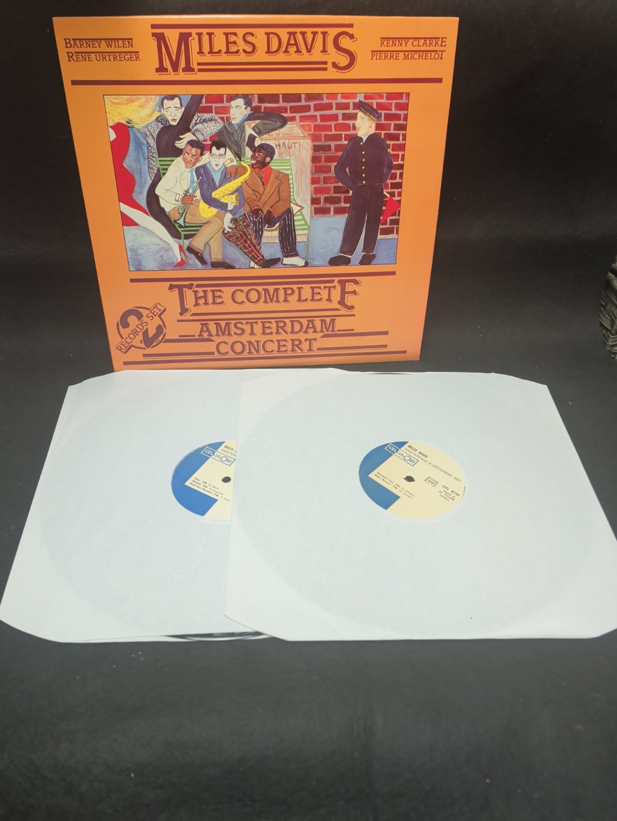 Miles Davis French Import 2-Disc Lp The Complete Amsterdam Concert On Celluloid