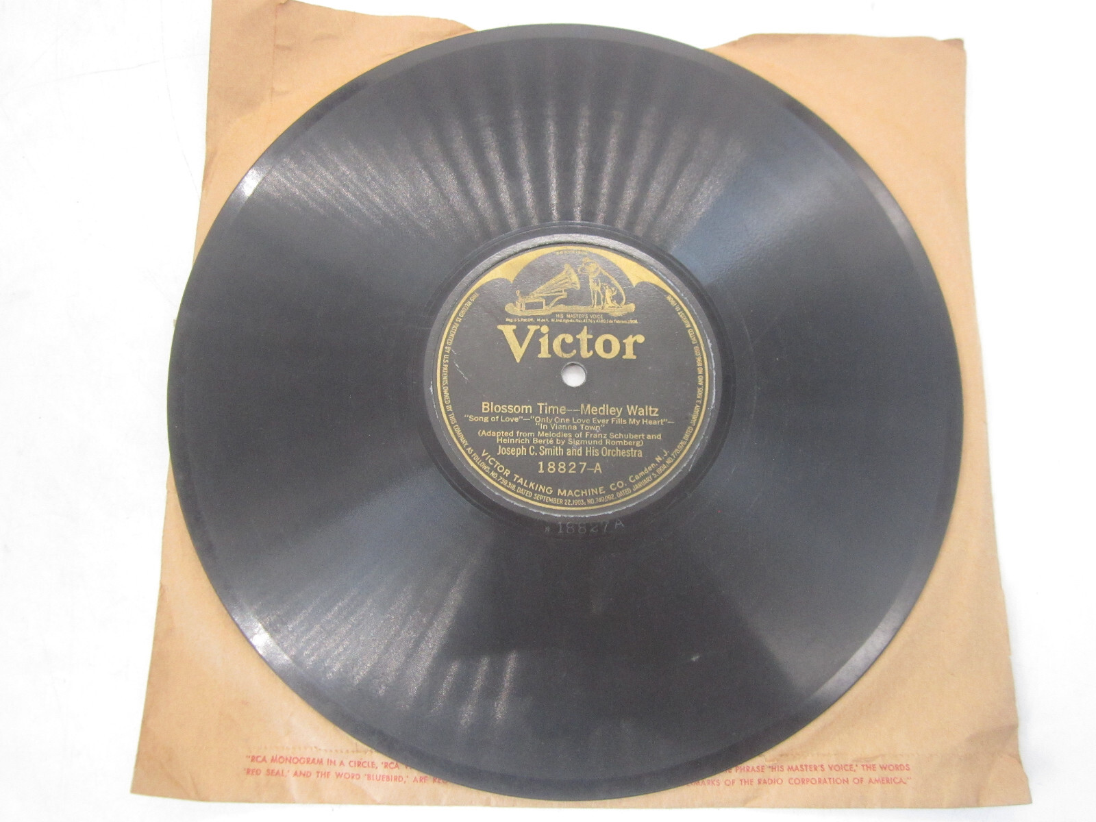 Joseph C. Smith Blossom Time / It's You Victor 18827 VG