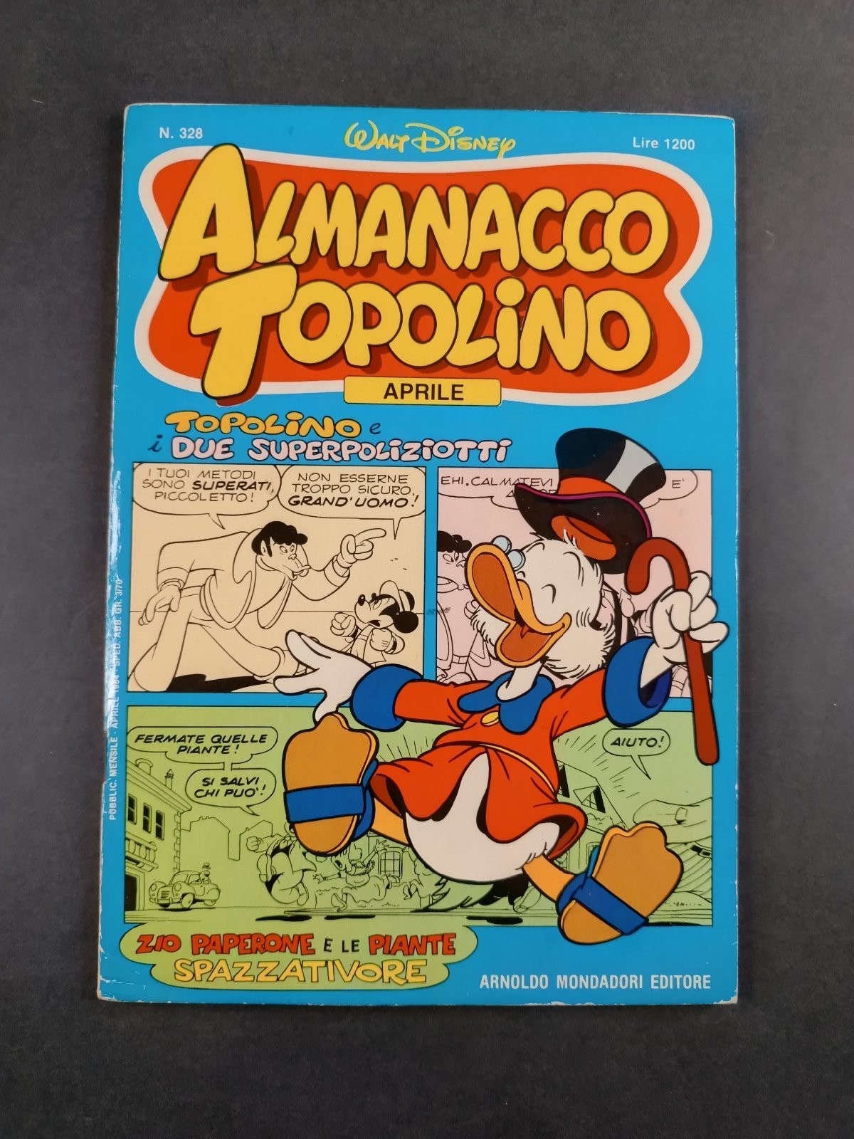 Fumetto Almanacco Topolino n.328 Aprile 1984 Mondadori Disney