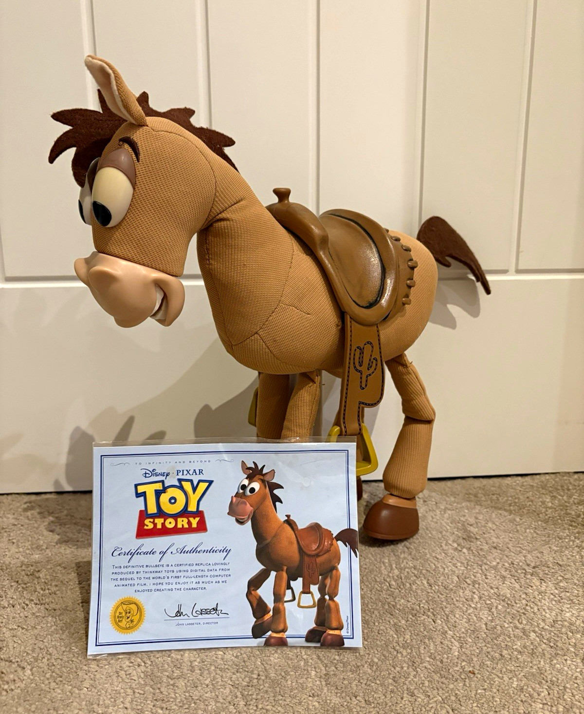 Bullseye Signature Collection Toy Story Thinkway Horse Working Sound & Vibration