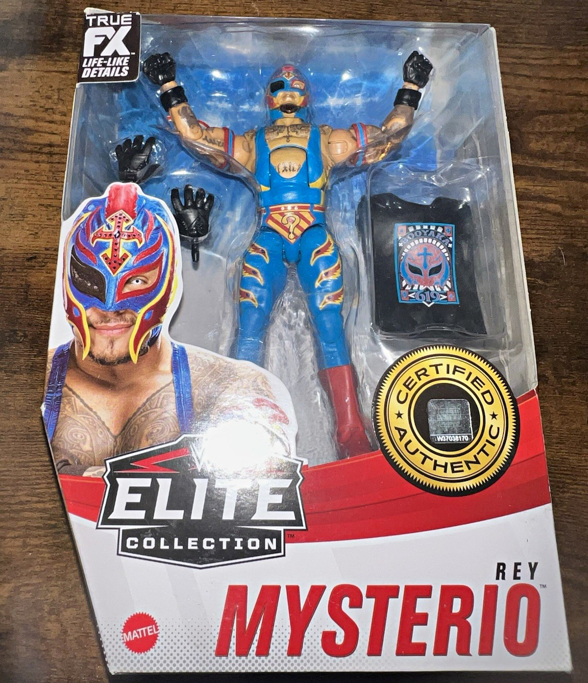 Mattel WWE Elite Collection Series 88 Rey Mysterio Boxed w/ Gear & Hands