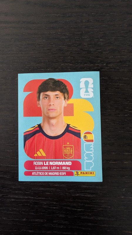 Sticker panini Espagne R.Le Normand Neuf !