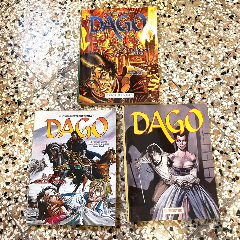 3 fumetti Dago perfetti n 1/8/11