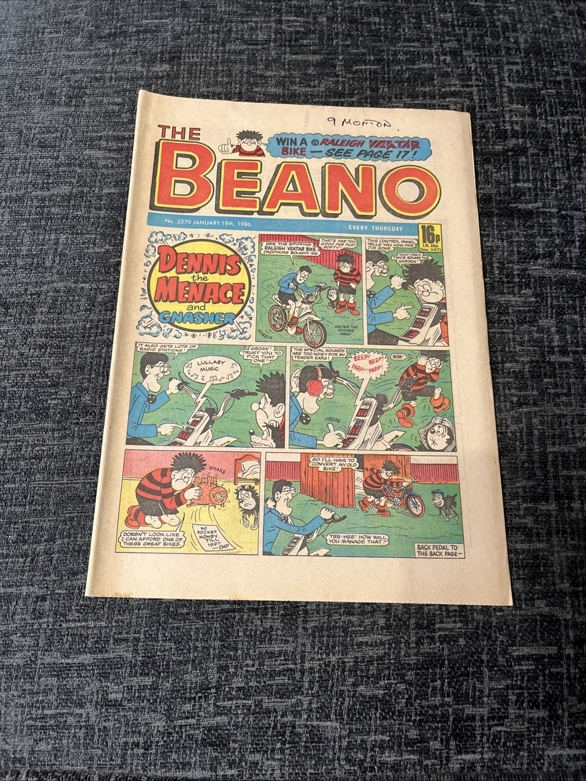 Beano Comic - #2270 - 18 January 1986