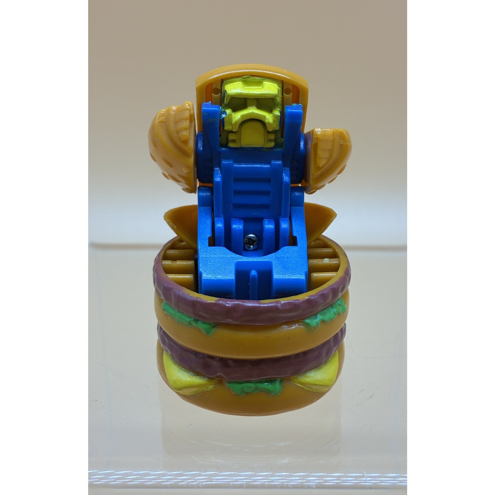 McDonald's Happy Meal Giocattolo Cibo Cambiabile Big Mac Trasformatore Vintage 1988