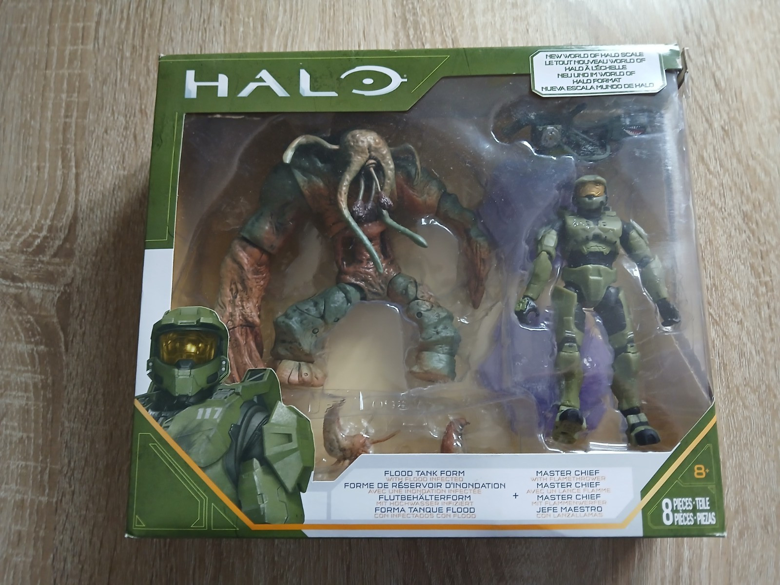 World of Halo 3 Jazwares Master Chief e Flood Tank Form Figure da collezione
