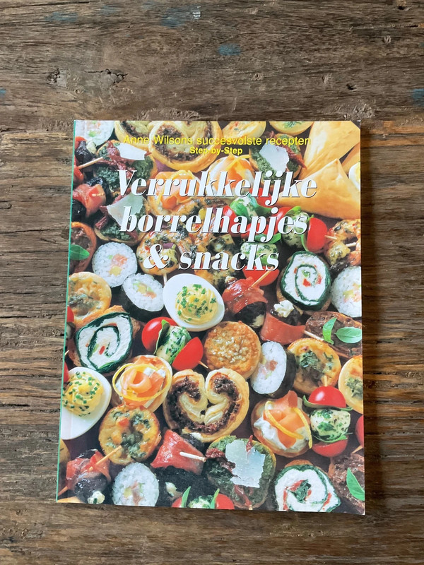 Kookboek Verrukkelijke Borrelhapjes en Snacks.