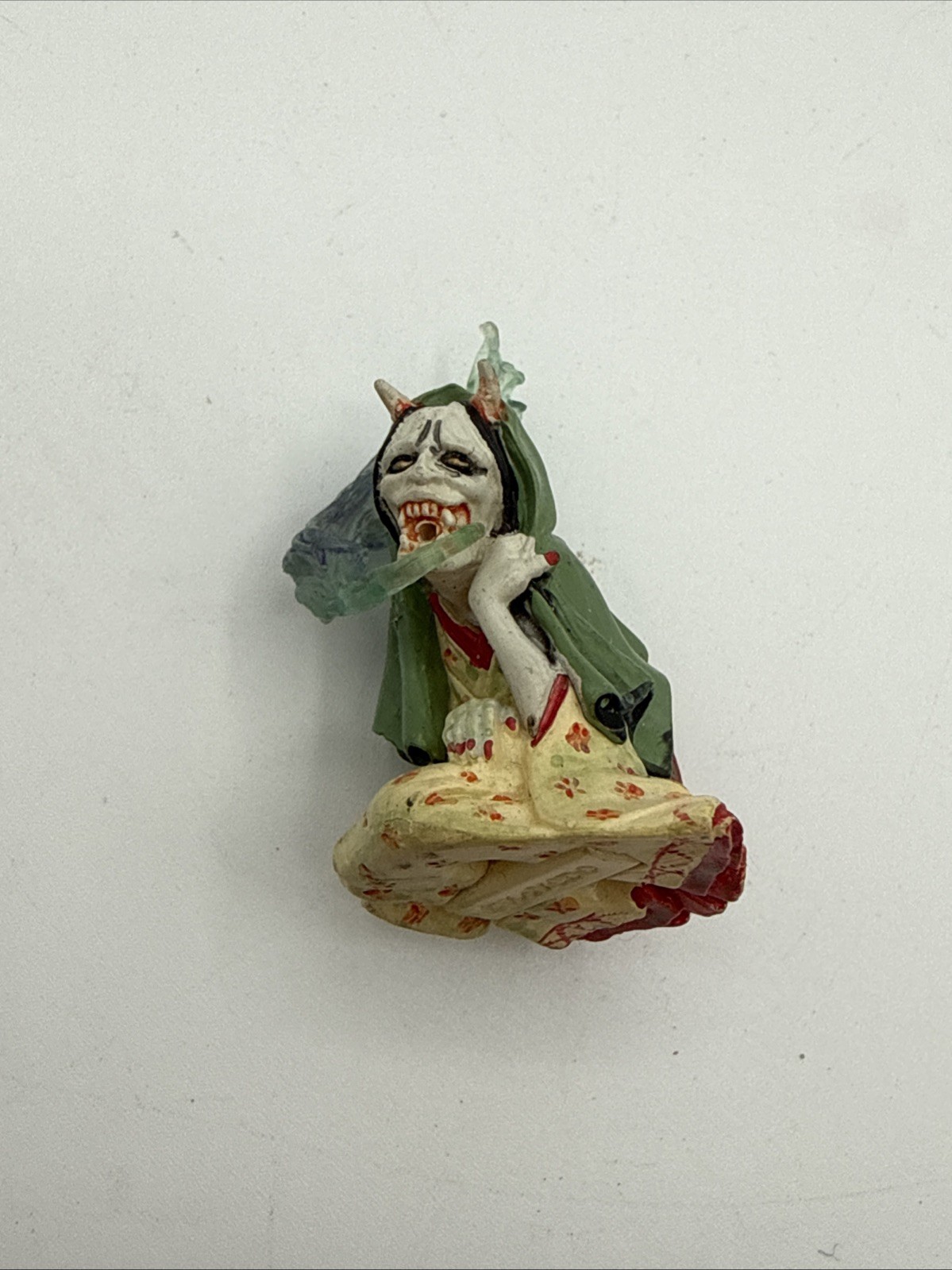 Hannya Kaiyodo mostro giapponese Yokai Netsuke minifigure vintage D1 #3