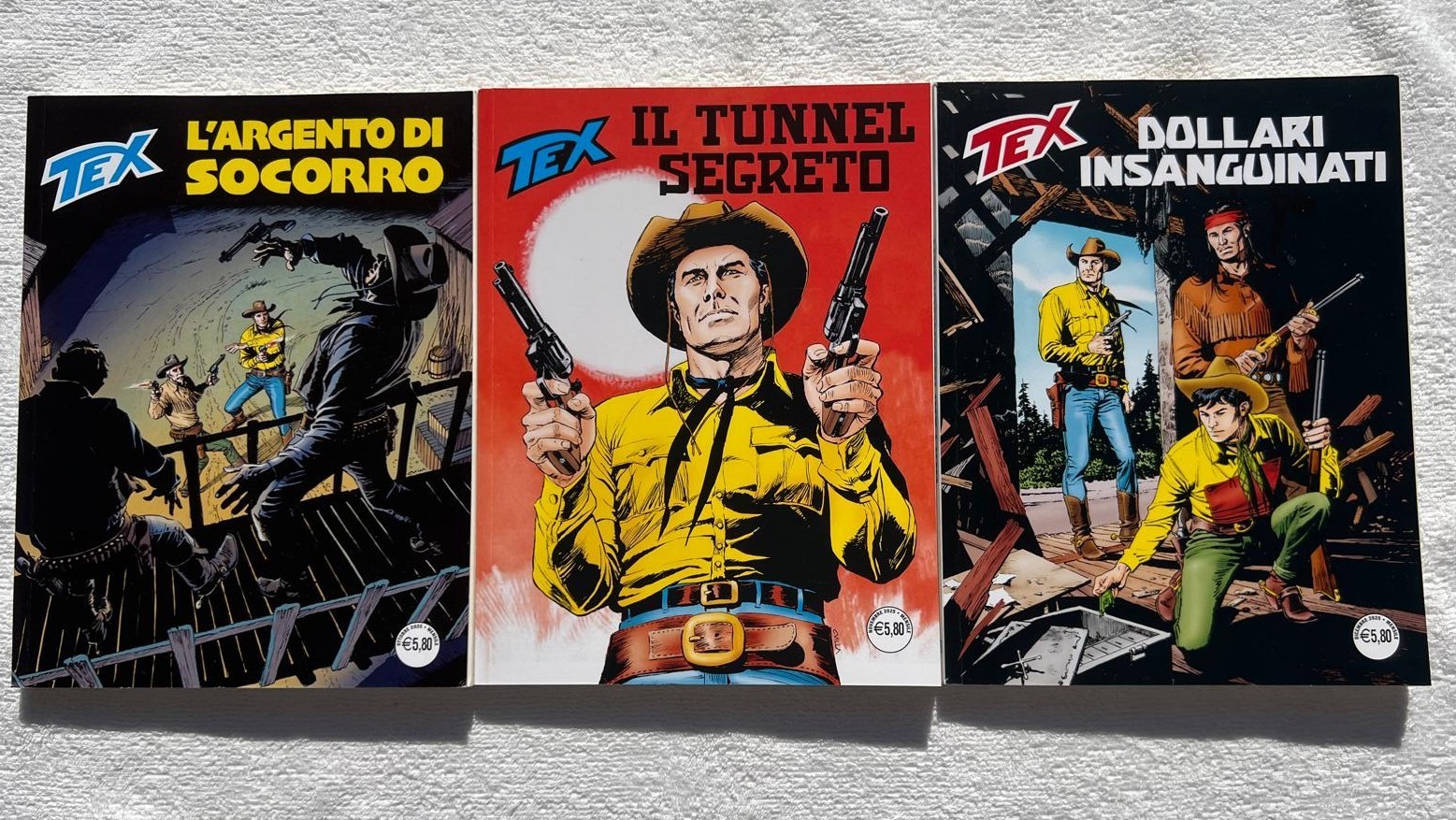 LOTTO DI TRE TEX INEDITI IN SEQUENZA # 780-781-782 DA MAGAZZINO DEL 2025