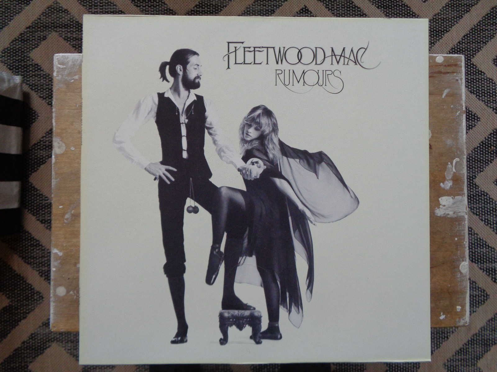 FLEETWOOD MAC RUMOURS ORIGINAL TEXTURED LP COVER ONLY NO RECORD ONLY COVER 56344
