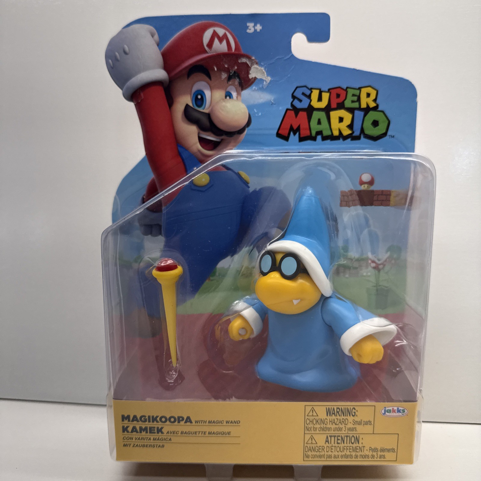 World of Nintendo Super Mario MAGIKOOPA with Magic Wand 4" Figure Jakks Pacific