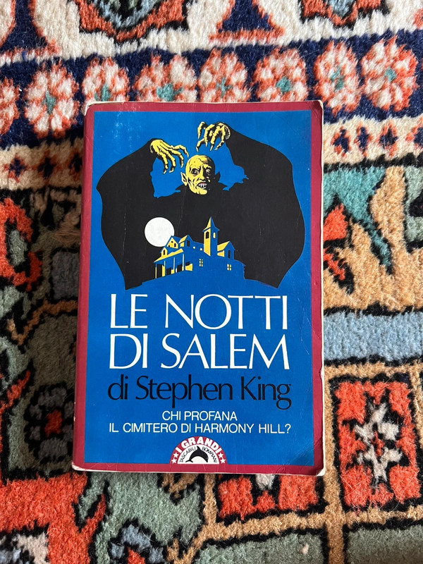 Libro Stephen King horror vintage Le notti di Salem