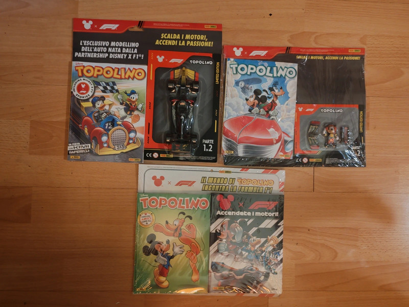 Collezione completa topolino formula 1