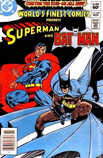 World's Finest Comics #285 VG 1982 immagine stock basso grado