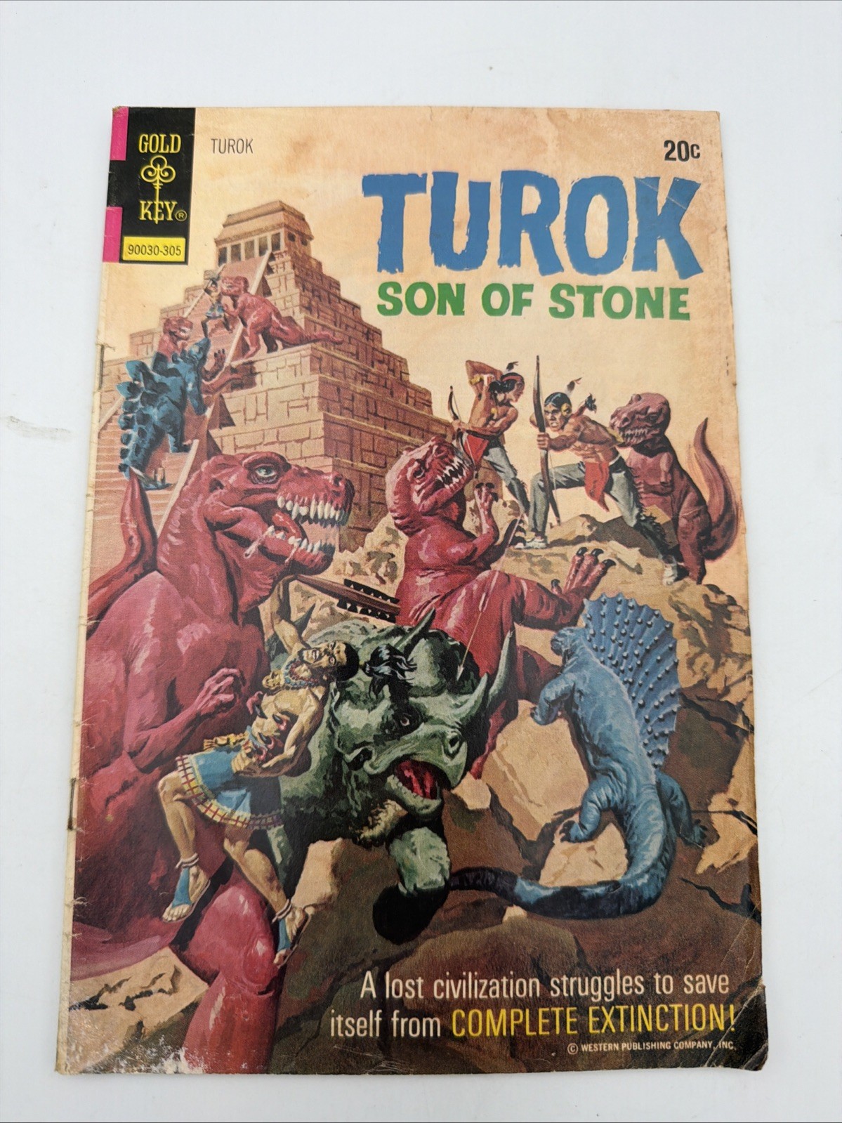 Turok, Figlio di Pietra #84, maggio 1973, Chiave d'oro. cover codice 90030-305