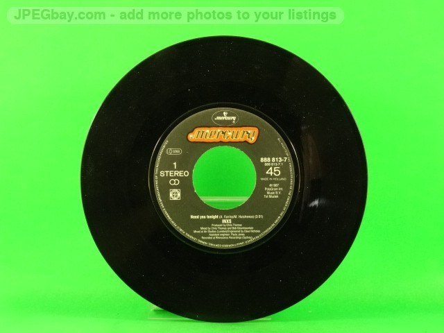 INXS NEED YOU TONIGHT (PLAIN SLEEVE) (137) 7" MERCURY