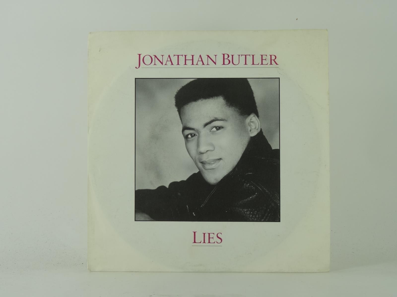 JONATHAN BUTLER LIES (23) 2 Track 7" Single plus Picture Sleeve JIVE RECORDS