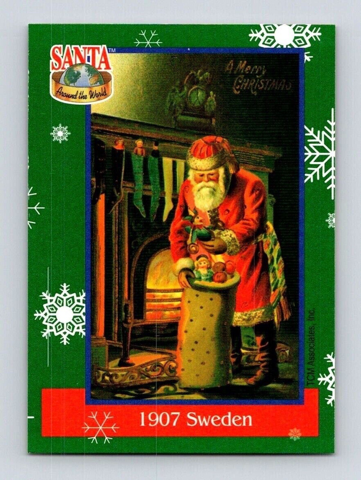 1995 1907 Sweden 36 Santa's Around The World TCM TCG CCG