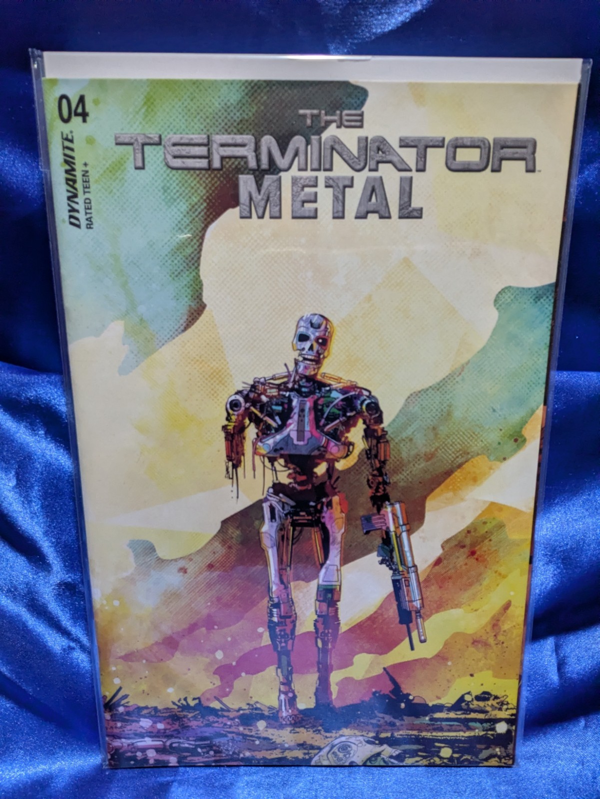 Terminator Metal #4 (2026) Cvr C Sebastian Piriz Dynamite.  Combiniamo. 