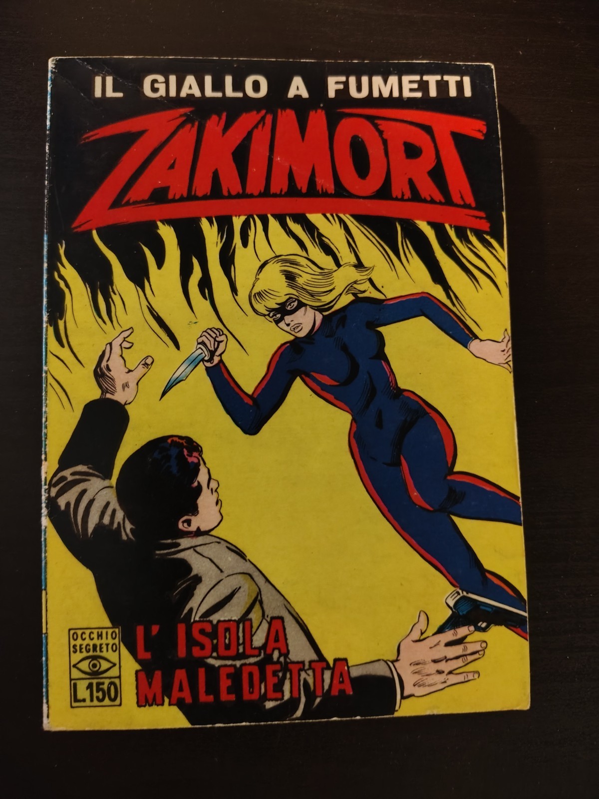 Zakimort n°41 - PRIMA SERIE 1968 Ed. C.E.A. "L'isola maledetta"